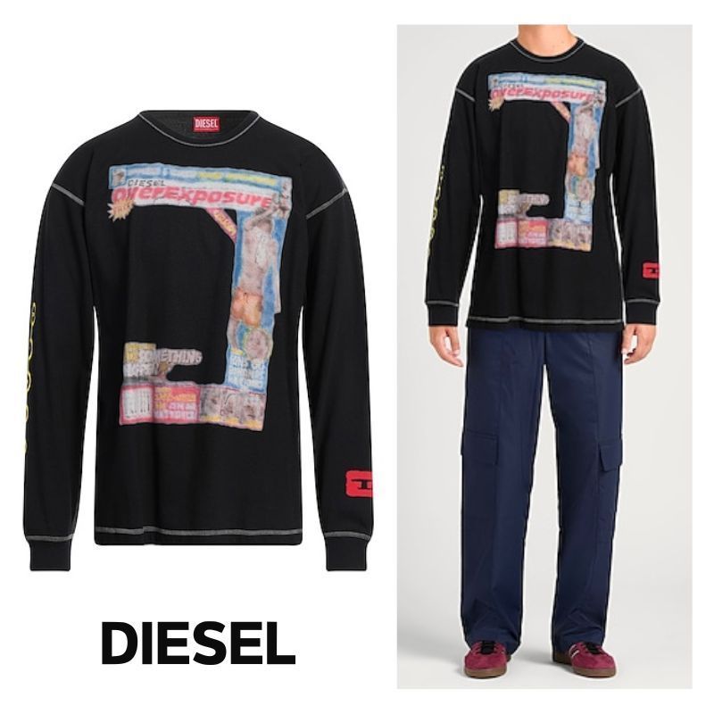 【送関込】DIESEL ロンT T-BOXT-LS-N4 Tシャツ