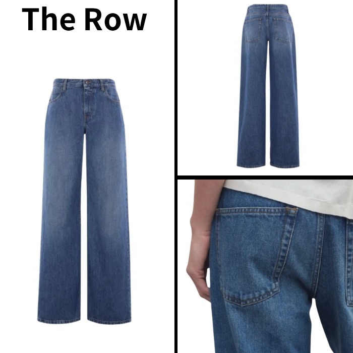 【THE ROW】Eglittaコットンジーンズ