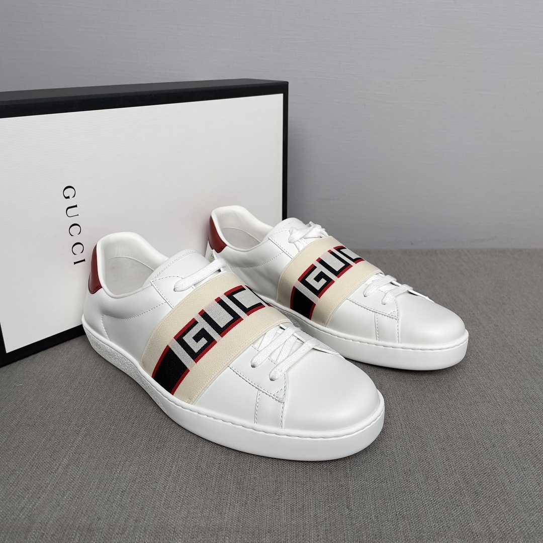 ★送料込★GUCCI エース レザー スニーカー