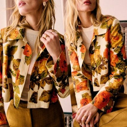 セザンヌ◇SEZANE◇Balthazar ノースリーブジャケット エクリュ