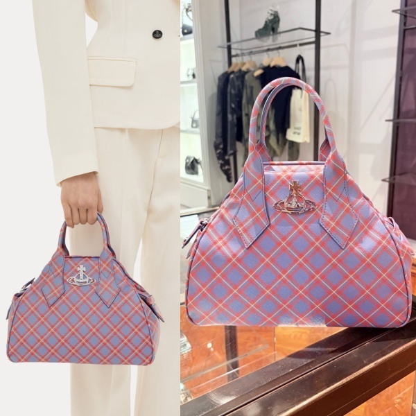 ★ vivienne westwood ヤスミン ハンドバッグ (M) / チェック ★