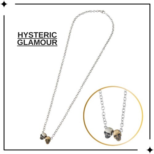【HYSTERIC GLAMOUR】Akashic Tree スカル チェーンネックレス