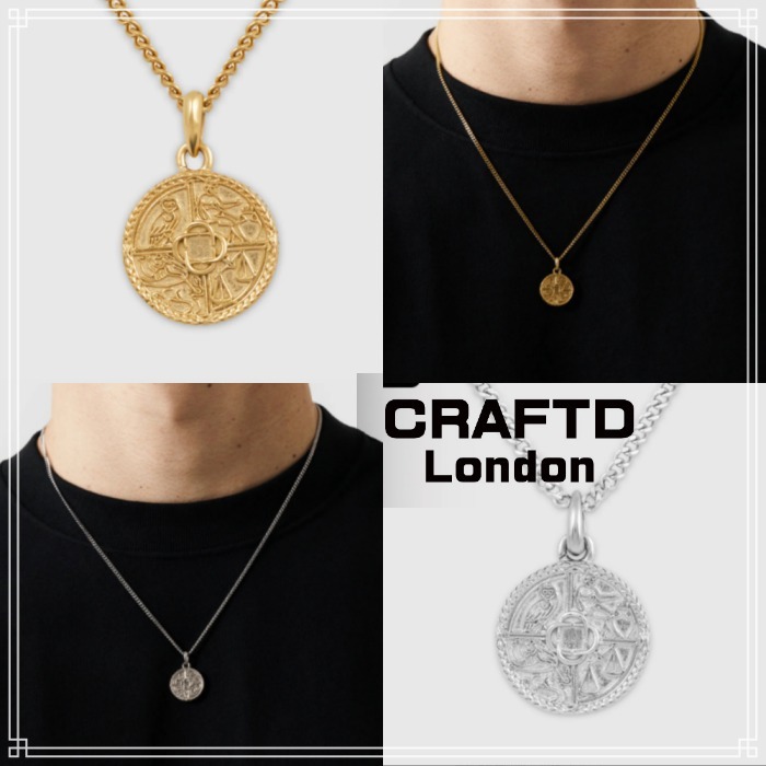 【CRAFTD London】Virtues Pendant ネックレス 2色