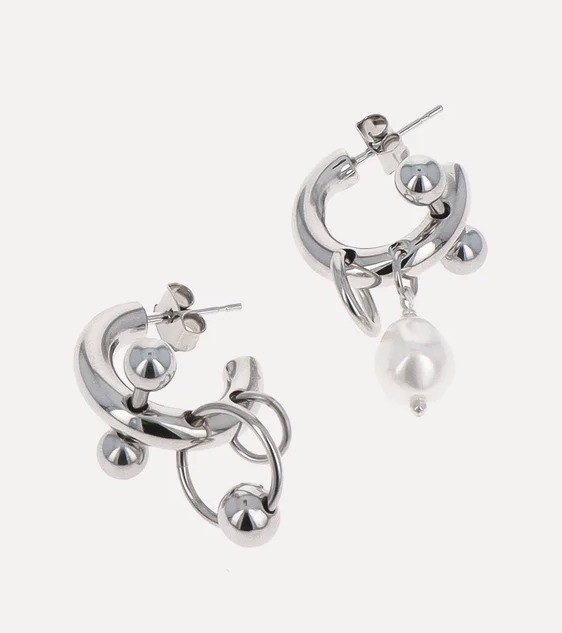 Justine Clenquet ピアス フープ サークル ドロップ Justine Clenquet ピアス フープピアス ボディーピアス ドロップ