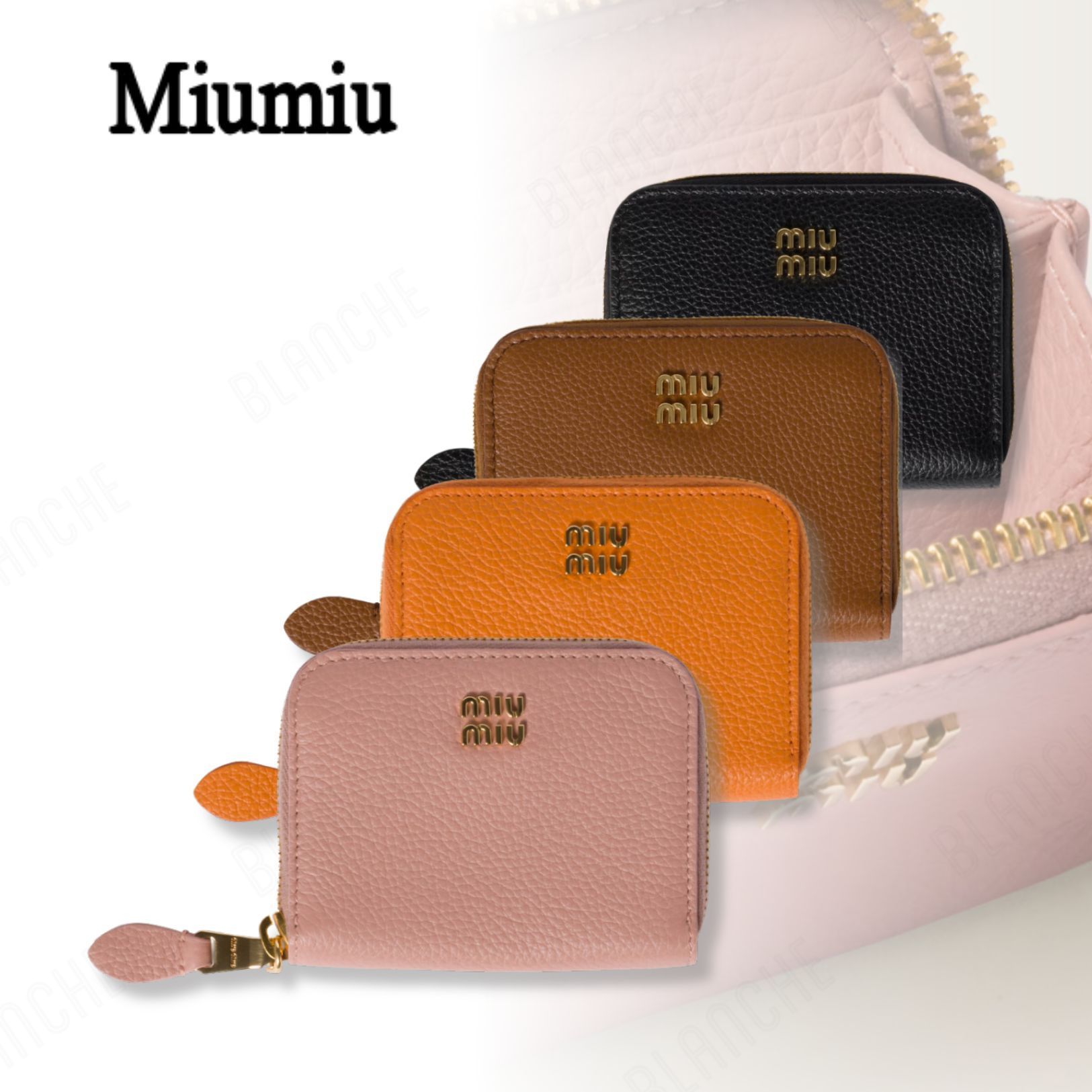 【MIU MIU】レザー コインケース