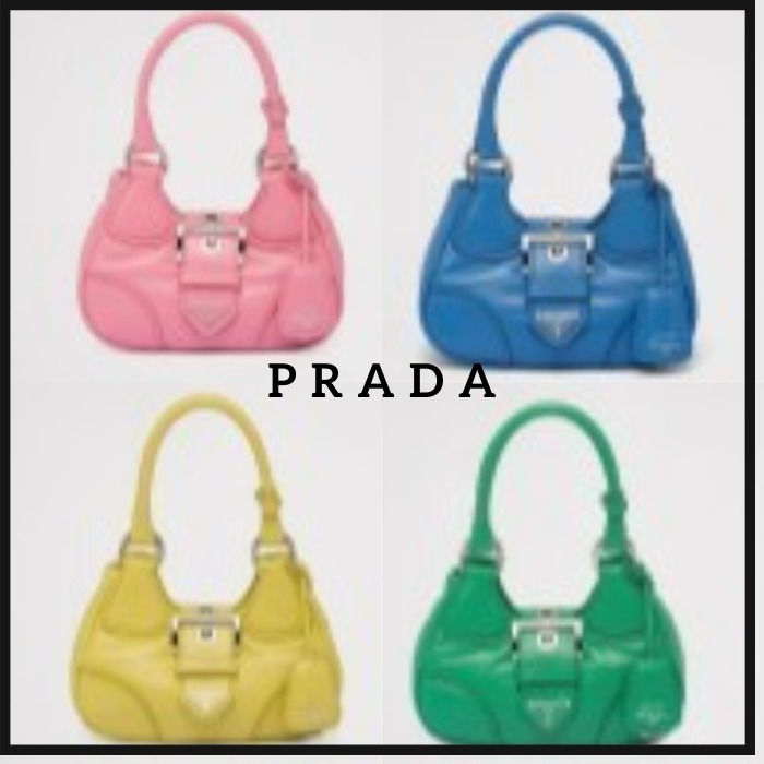 おすすめ★PRADA■ムーン パッド入りナッパレザーバッグ