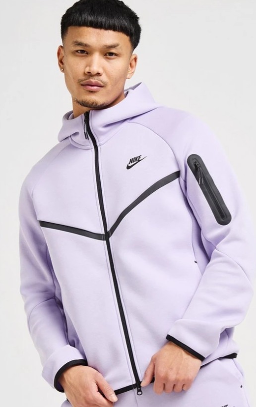 パープル★Nike テックフリースパーカー Tech Fleece