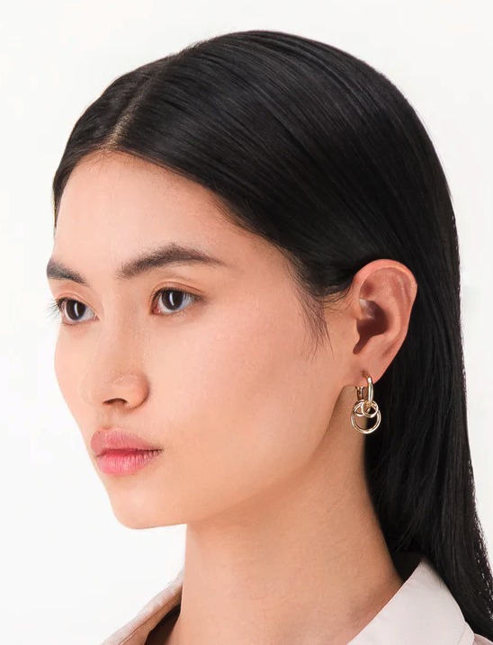 Justine Clenquet ピアス フープ サークル ドロップ Justine Clenquet ピアス フープピアス ボディーピアス ドロップ