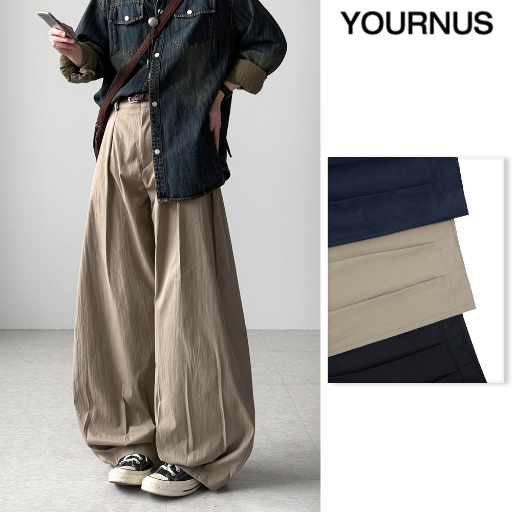 【YOURNUS】Today Dart Balloon Slacks