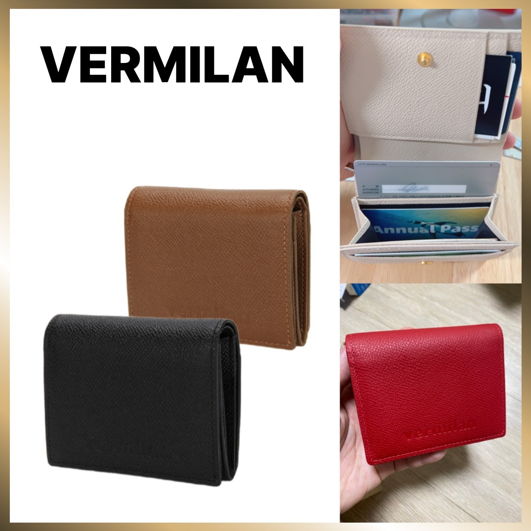 ◇VERMILAN◇ Benny Half Wallet 4COLOR