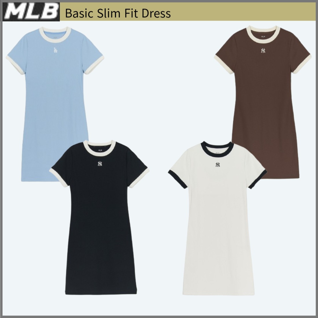 MLB■(W)Basic Slim Fit Dress★送料込