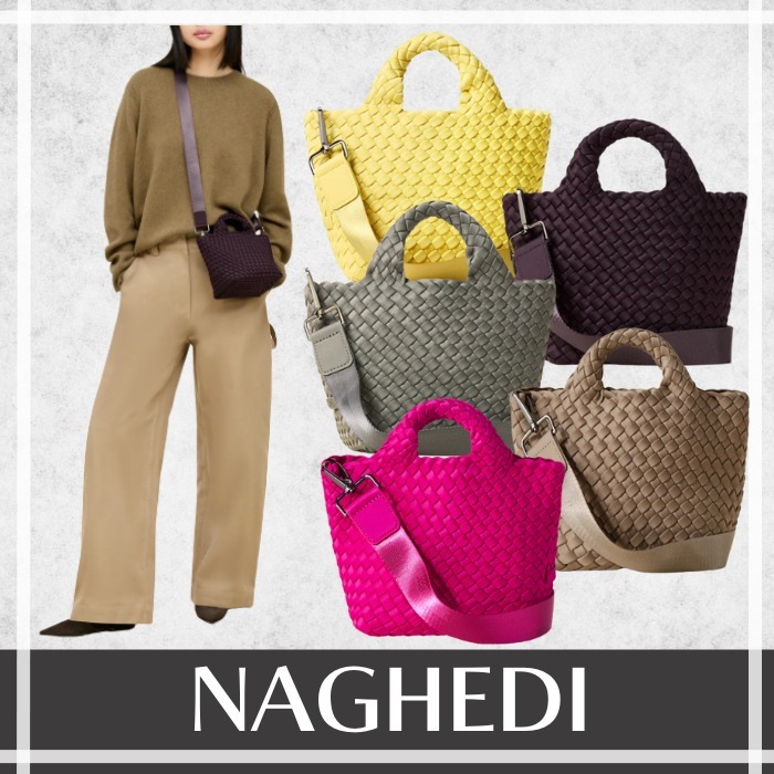 【Naghedi】St. Barths ポーチ付き プチトートバッグ 5カラー
