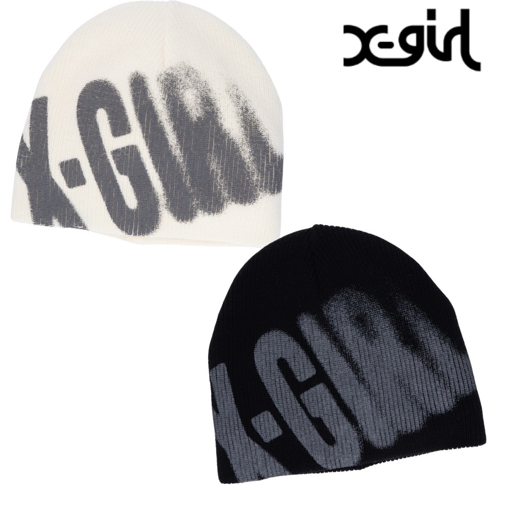 すぐ届く☆X-girl ニットキャップ ロゴ プレゼントにも◎