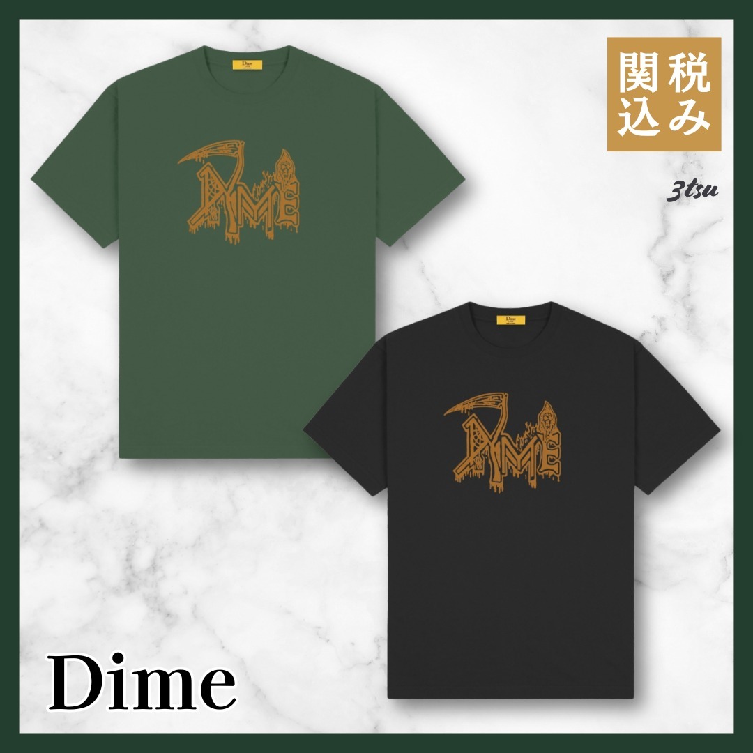 Dime★Human ヒューマンTシャツ 2色 半袖 トップス メンズ
