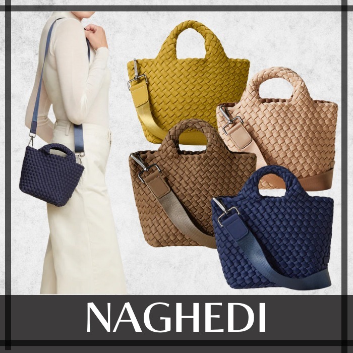 【Naghedi】St. Barths ストラップ ＆ ポーチ付き プチトート