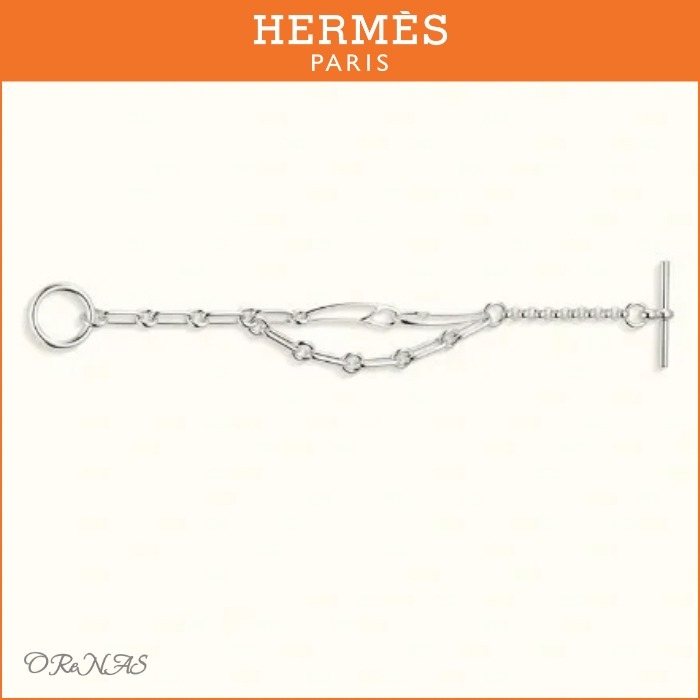 【手首を華やかに♪】HERMES☆シェーヌパンク ブレスレット