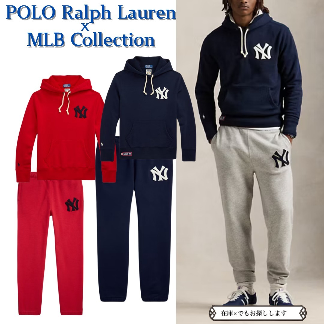上下セット POLO Ralph Lauren MLB コラボ NY ヤンキース