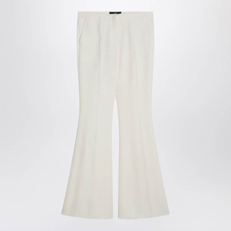 ボトムスその他 ETRO Flared trousers in ivory viscose
