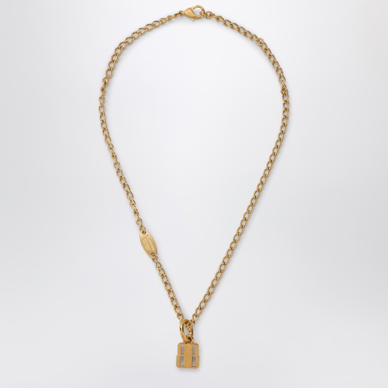 アクセサリーその他 Balenciaga Nano necklace in gold brass