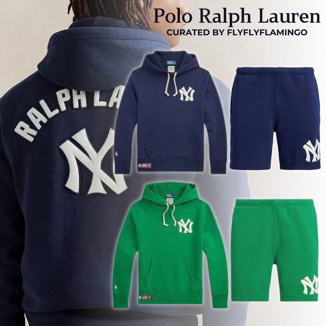 【POLO RALPH LAUREN】ヤンキース パーカー&ショートパンツ set
