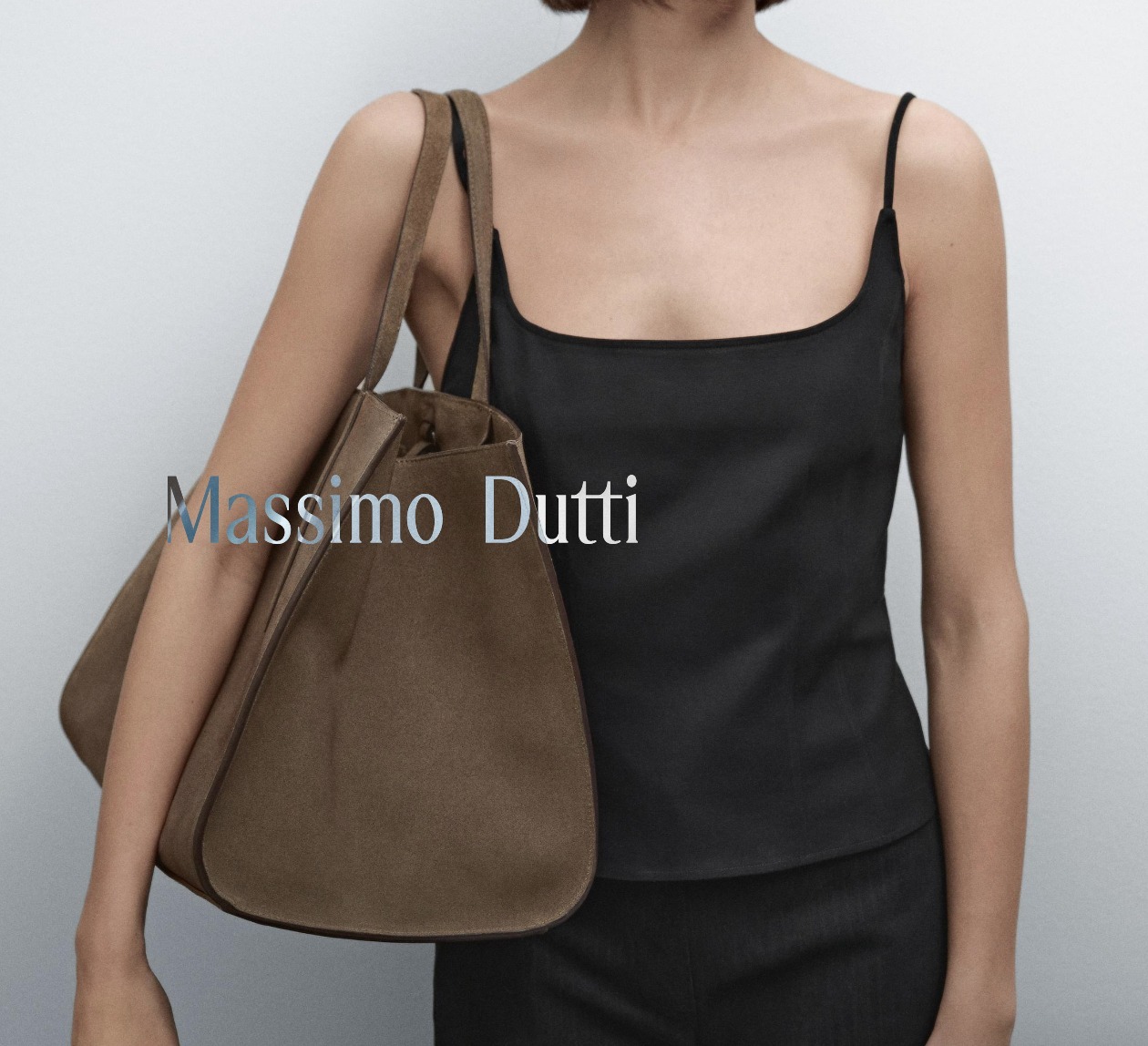 【Massimo Dutti】スプリットスエードマキシトートバッグ 関税込