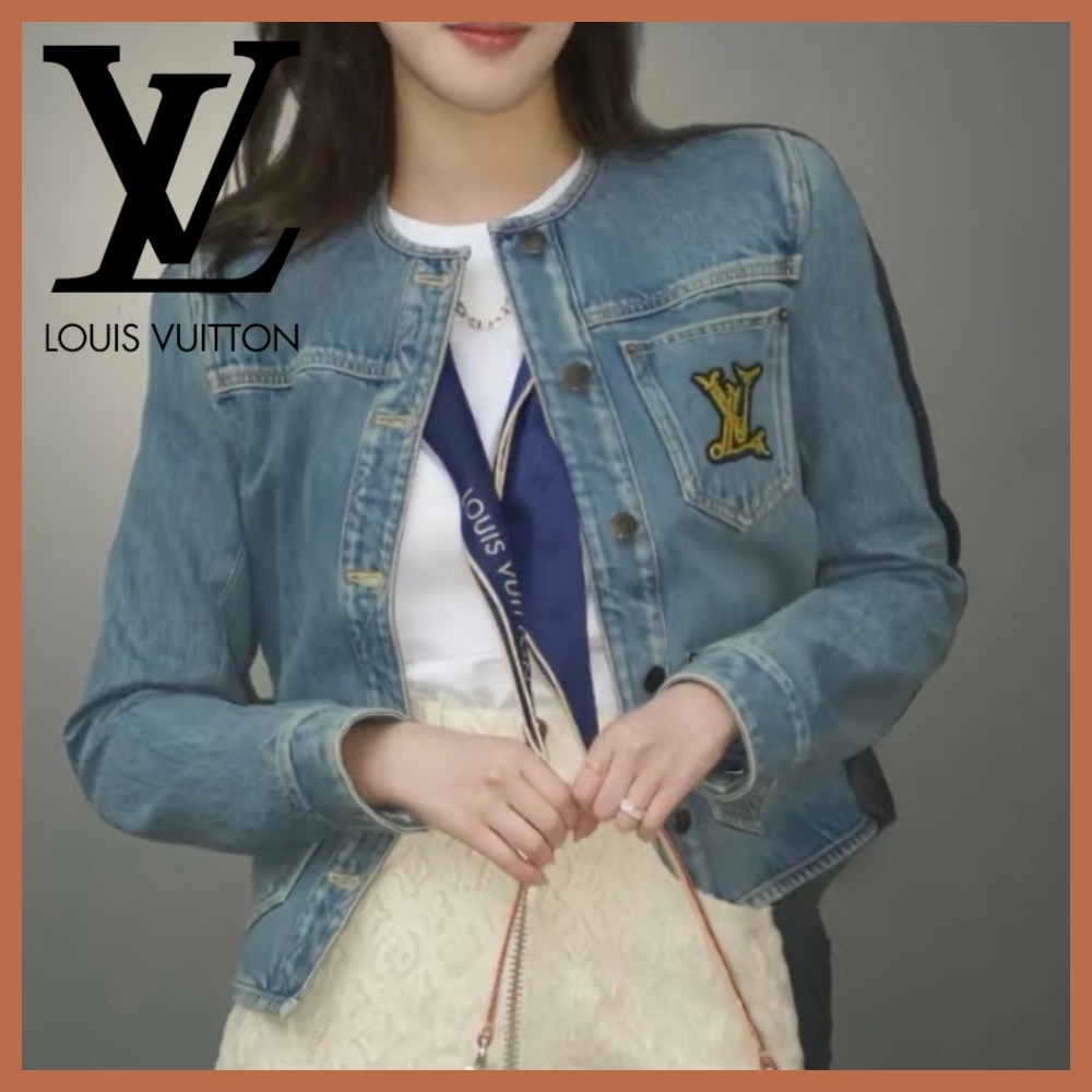 【エレガント♪】LV デニム フィットジャケット