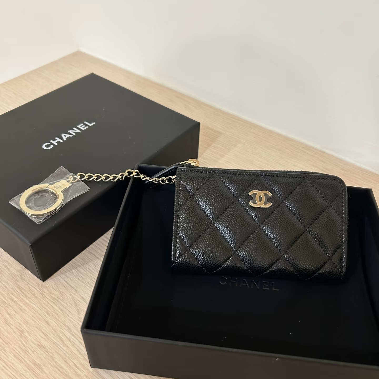 シンプルで使いやすい♪】CHANEL コイン キーケース ミニ財布