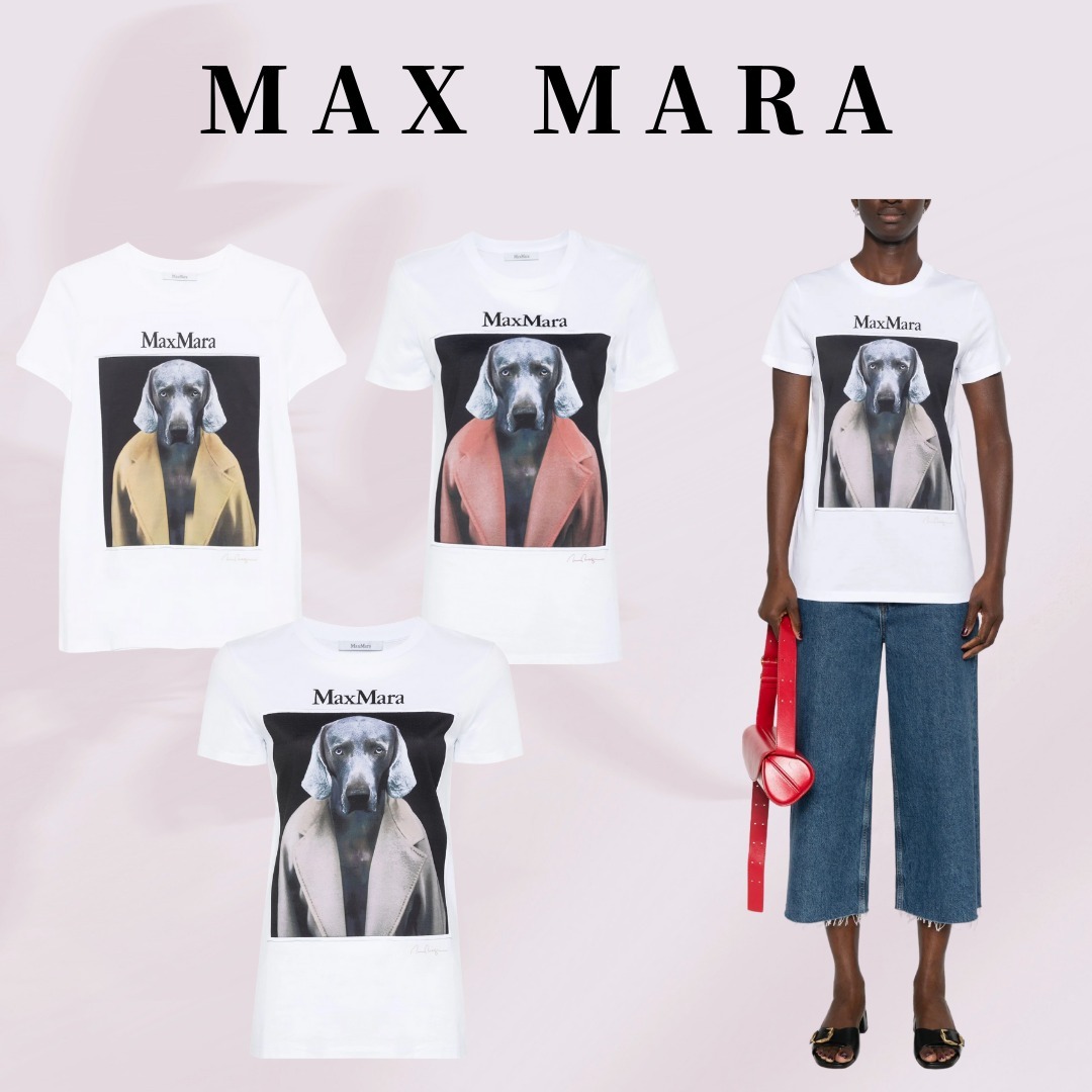 Max Mara Cipria プリント Tシャツ