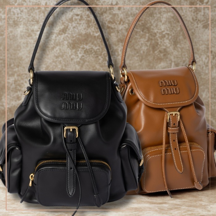 ≪デイリーに最適≫【MiuMiu】２wayミニレザーバックパック