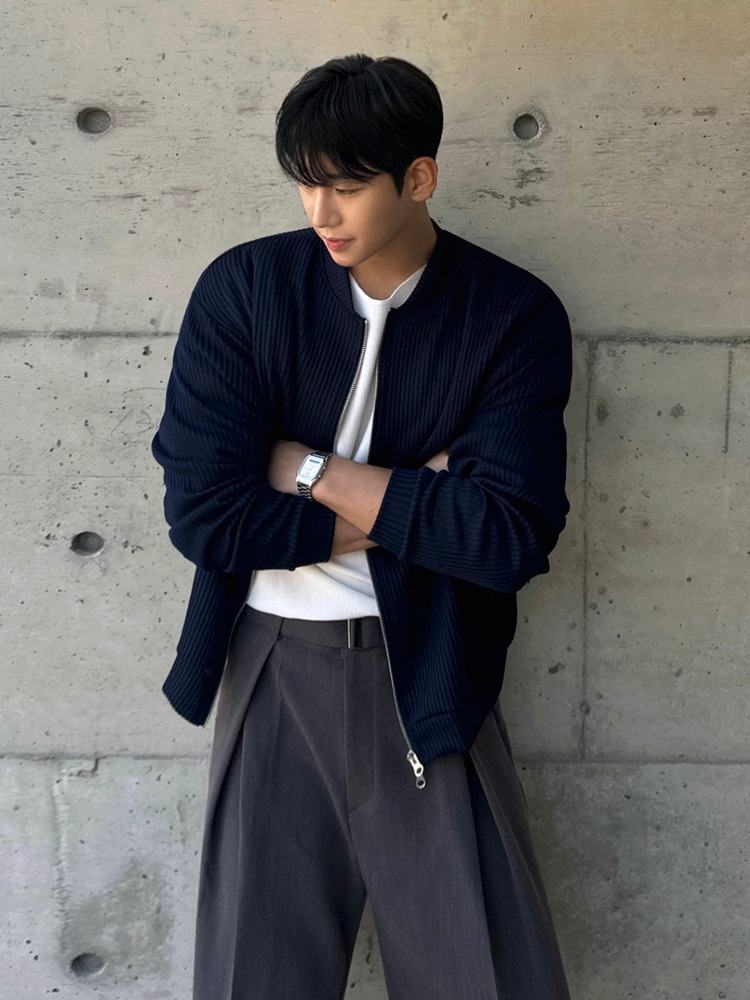 アウター ジャケット ネイビー オーバー ストリート 韓国