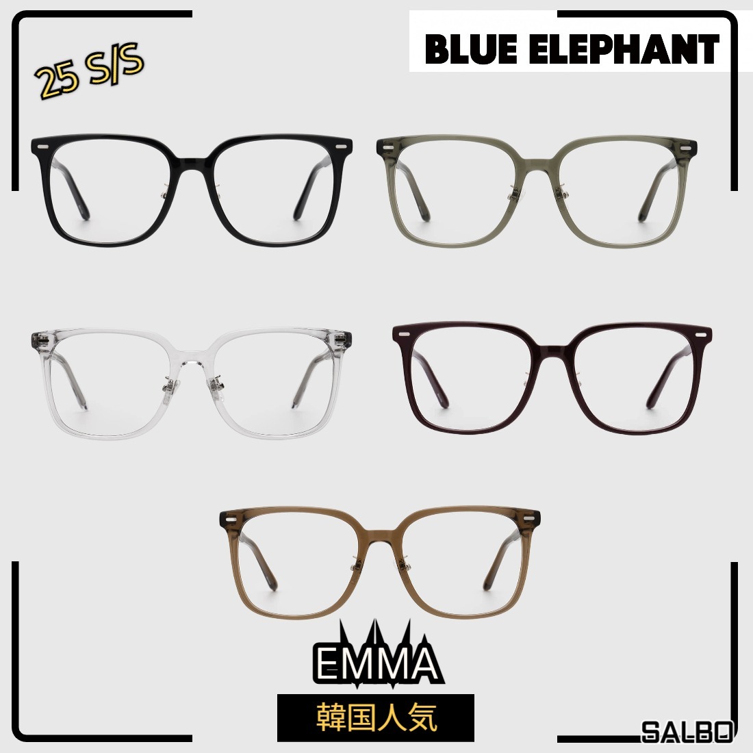 [BLUE ELEPHANT] ★25SS★EMMA★ 韓国人気 メガネ