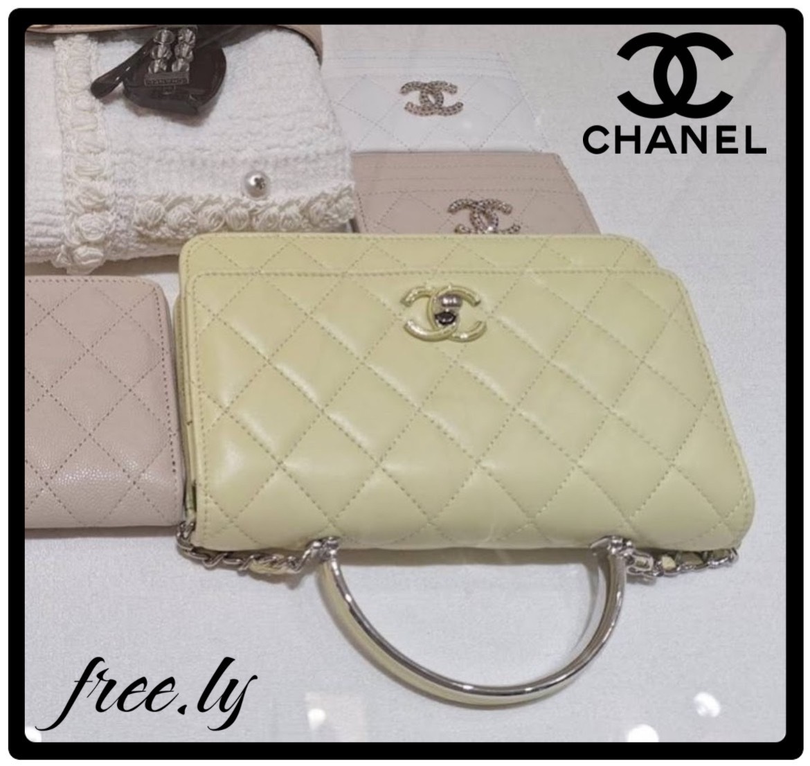 【メタルのハンドルでelegant♡】CHANEL ショルダーバッグ