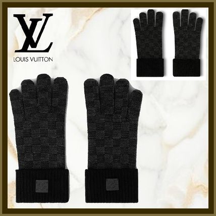 ブラック（黒）系 Louis Vuitton(ルイヴィトン) 手袋(メンズ
