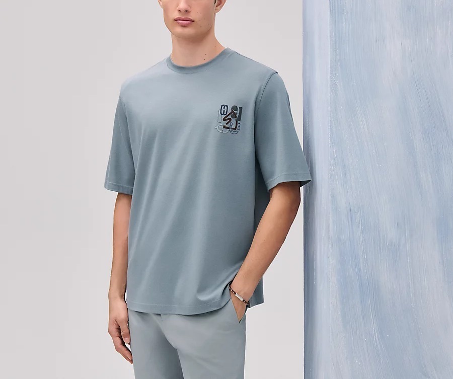 【大人の普段使い♪】エルメス★Tシャツミニパッチ《Hパズル》