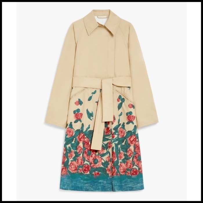 WEEKEND MAX MARA [ペスコ] コットンギャバジン トレンチ コート