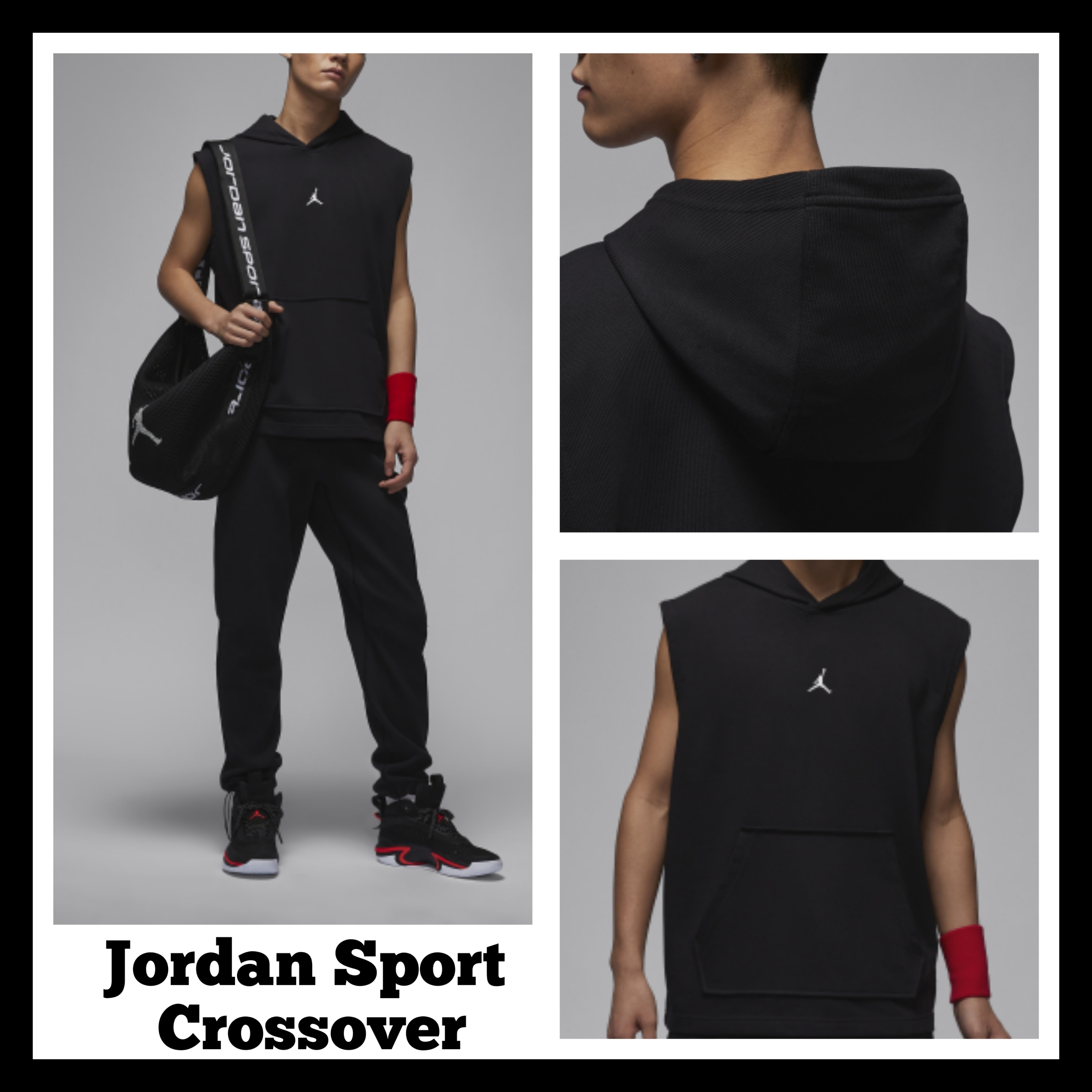 【NIKE】Jordan Sport / Dri-FIT ノースリーブ フーディ