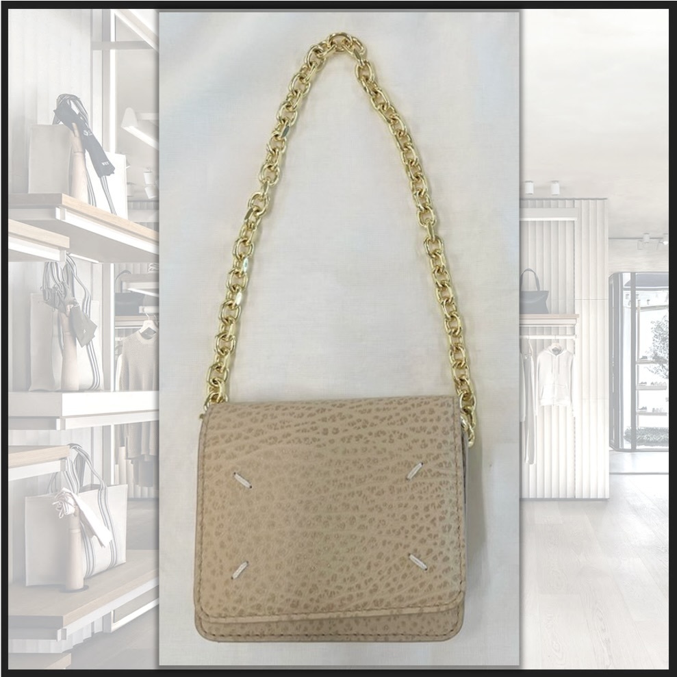 直営店☆MaisonMargiela☆ 4ステッチ チェーン ウォレット