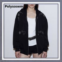 polysooem☆韓国☆人気☆ORNAMENT STUDDED HOODIE_ONZI_EDITION