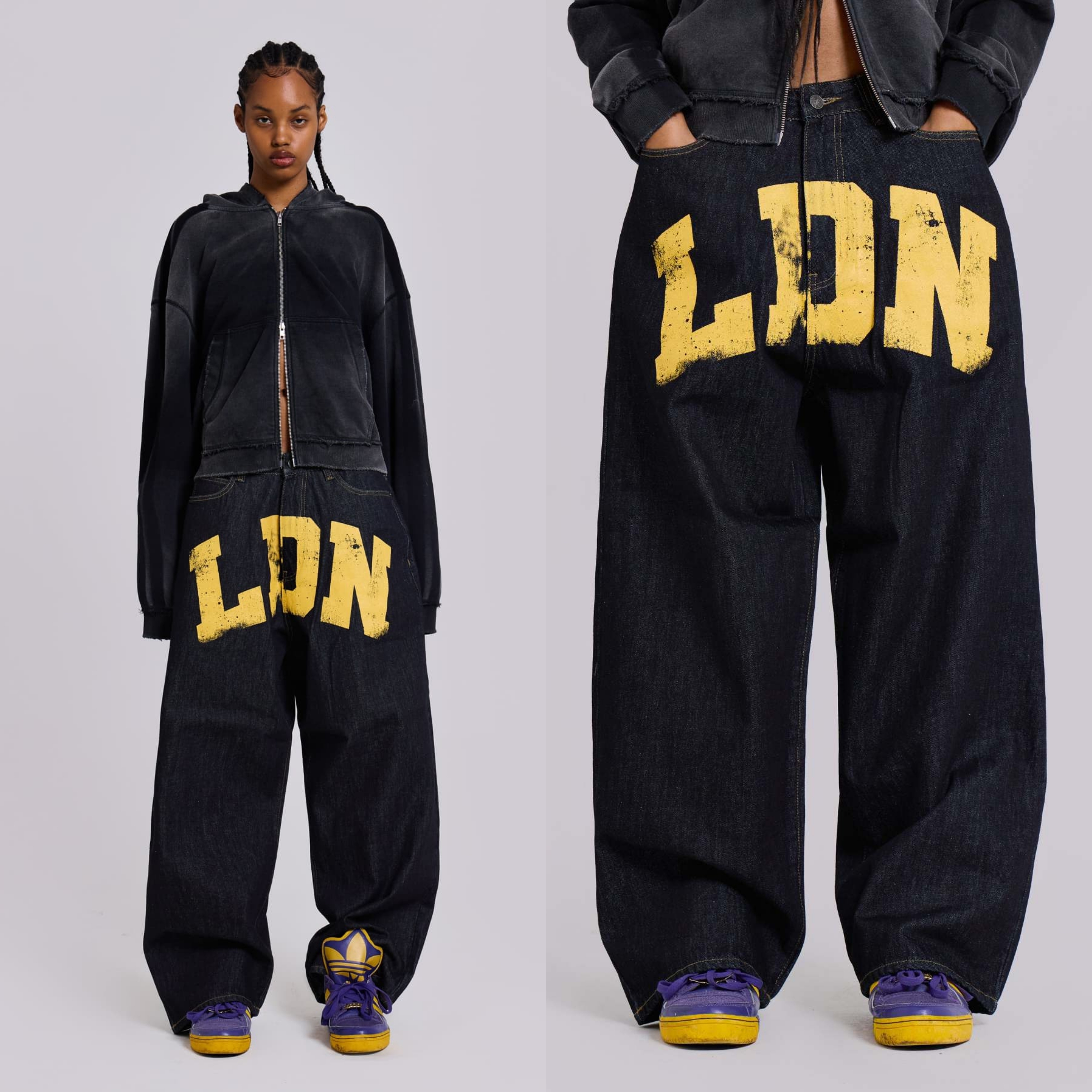 ◆国内発送◆関送込◆JADED LONDON◆ldn XL コロッサス ジーンズ