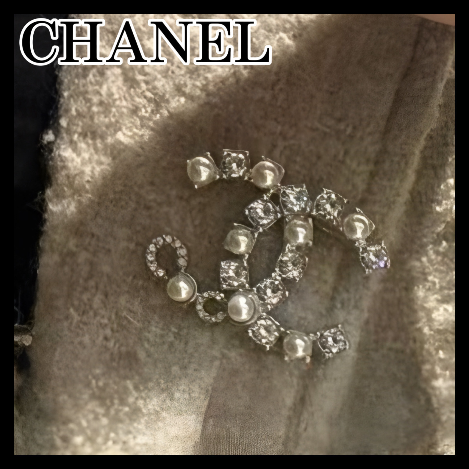 《coco文字が隠されたCCロゴがお洒落♪》25S★CHANEL ブローチ