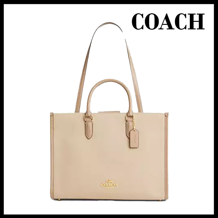 即日発送 ★COACH★ マギー トート バッグ・カラーブロック COACH OUTLET｜【公式】マギー トート バッグ・カラーブロック