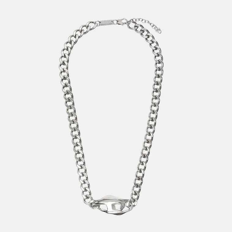 “DIESEL” ロゴ×チェーンネックレス