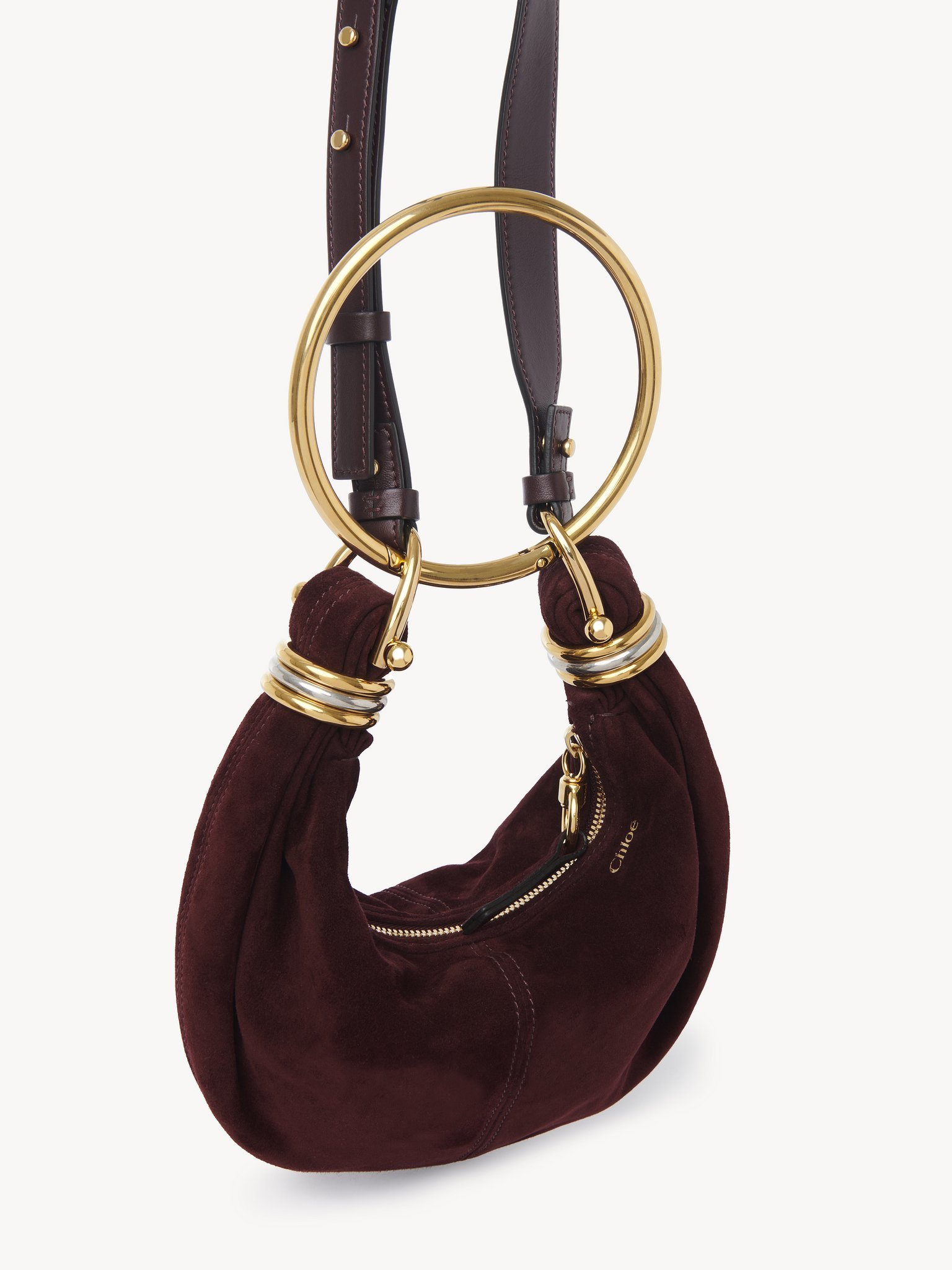 関税送料込★Chloe☆Bracelet ミニ ホーボーバッグ スエード 関税送料込☆Chloe☆Bracelet ミニ ホーボーバッグ スエード