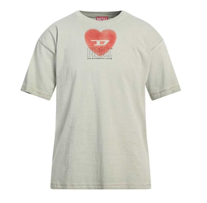 《DIESEL》ロゴ クルーネック Tシャツ 半袖