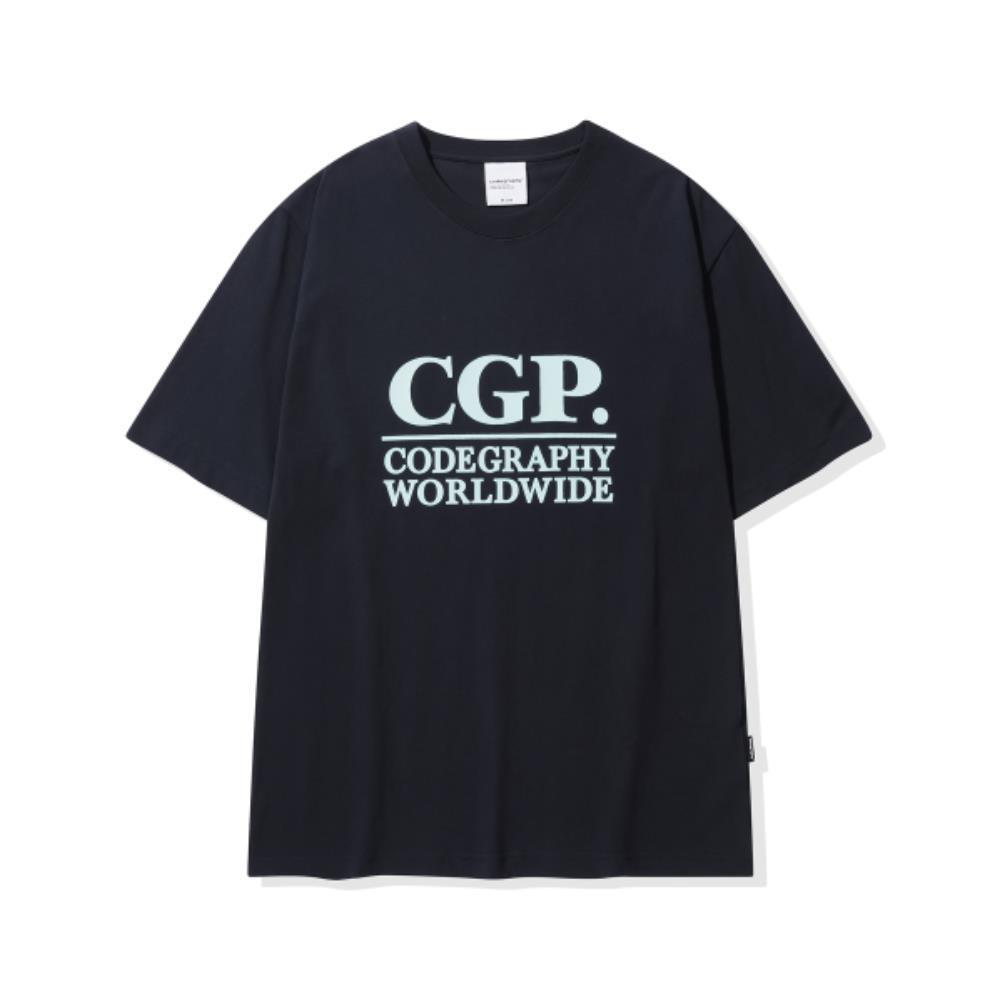 Tシャツ・カットソー codegraphy Square Logo Short Sleeve T-Shirt Dark Navy CBEUUT