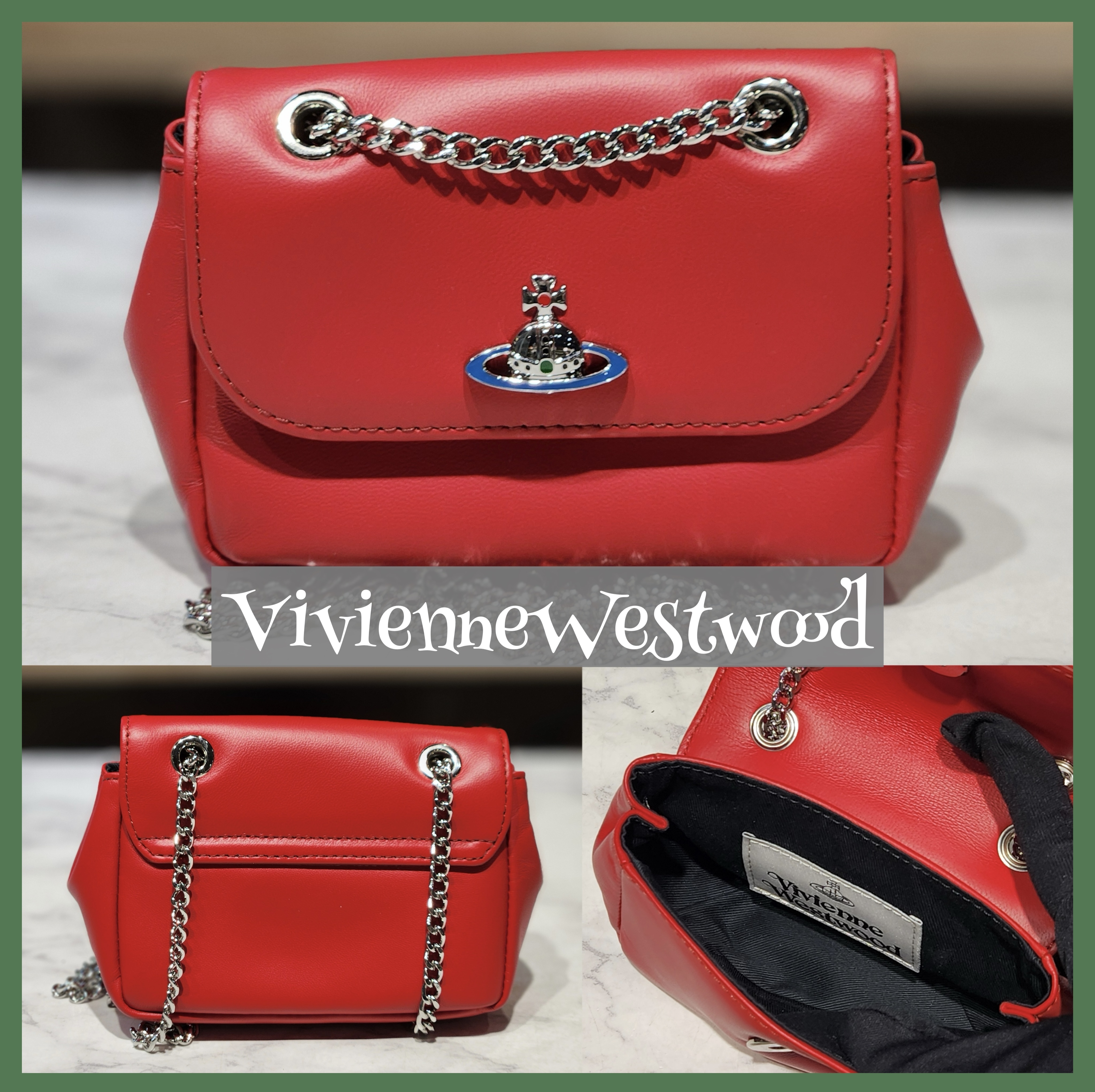【関税込み】☆Vivienne Westwood☆ ミニ チェーン クロスバッグ