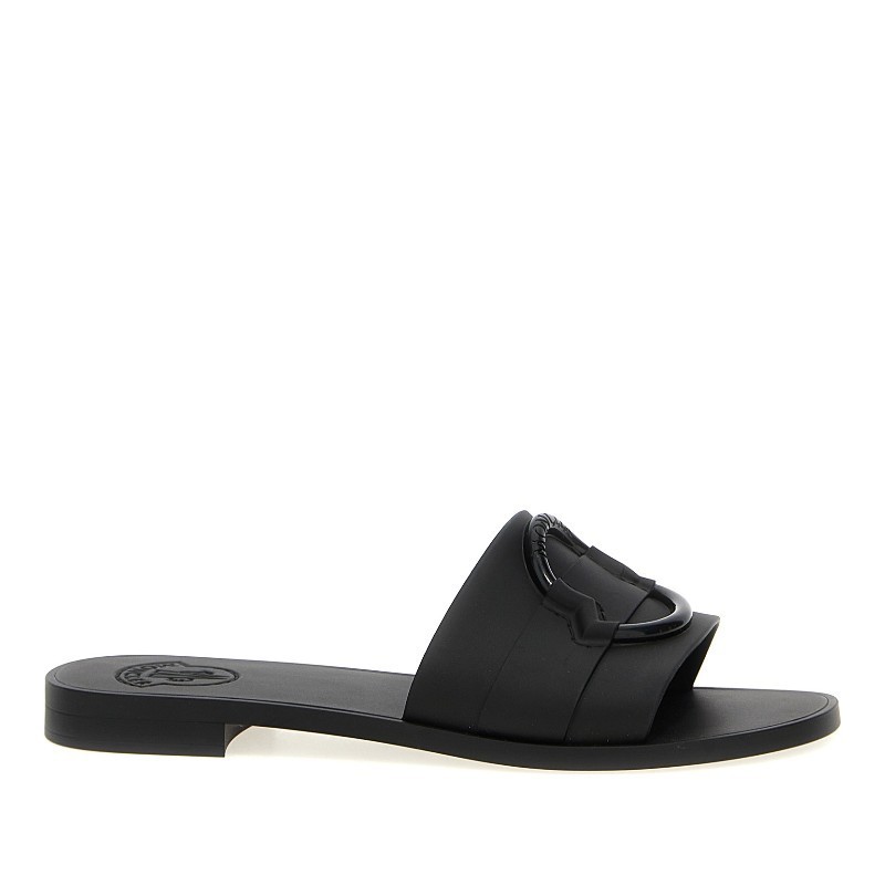 サンダル・ミュール MONCLER SS25 'Mon' slides (K109B4C00040M4095 999)