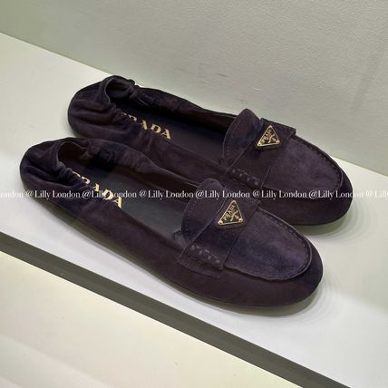 ファー 23cm PRADA(プラダ) バレエシューズ(レディース) - 海外