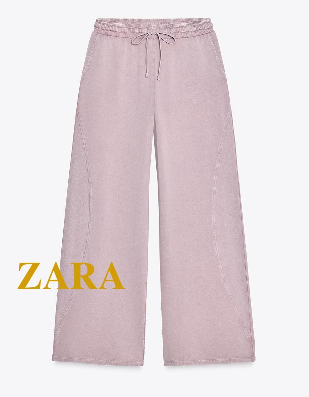 ☆ドイツ発*ZARA*新作*ウォッシュドワイドスウェットパンツ/DP☆