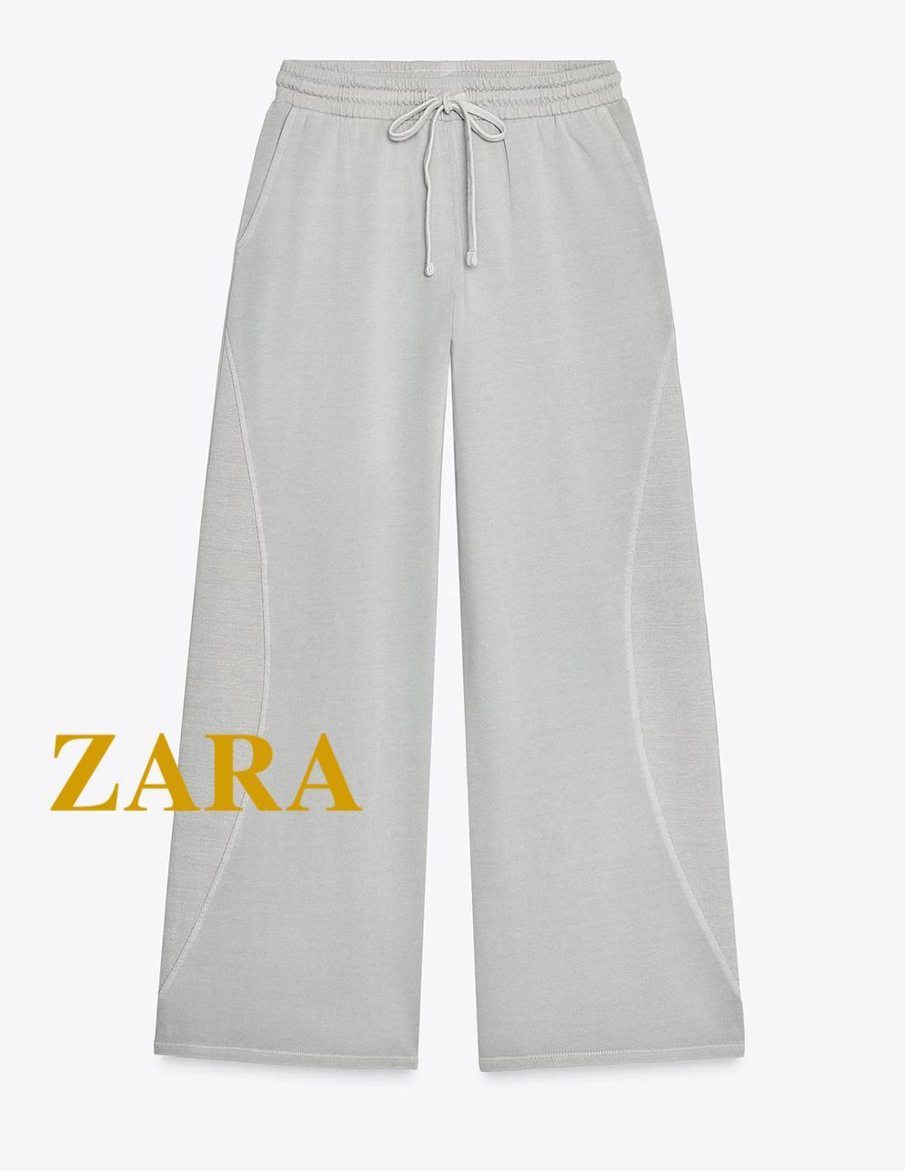 ☆ドイツ発*ZARA*新作*ウォッシュドワイドスウェットパンツ/BG☆